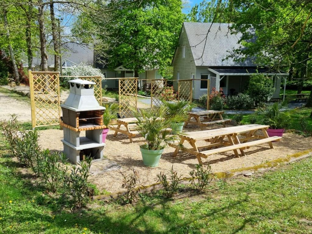 Les Chalets De Saumur, Piscine & Parc Boise, 100M Du Cadrenoir Exterior foto