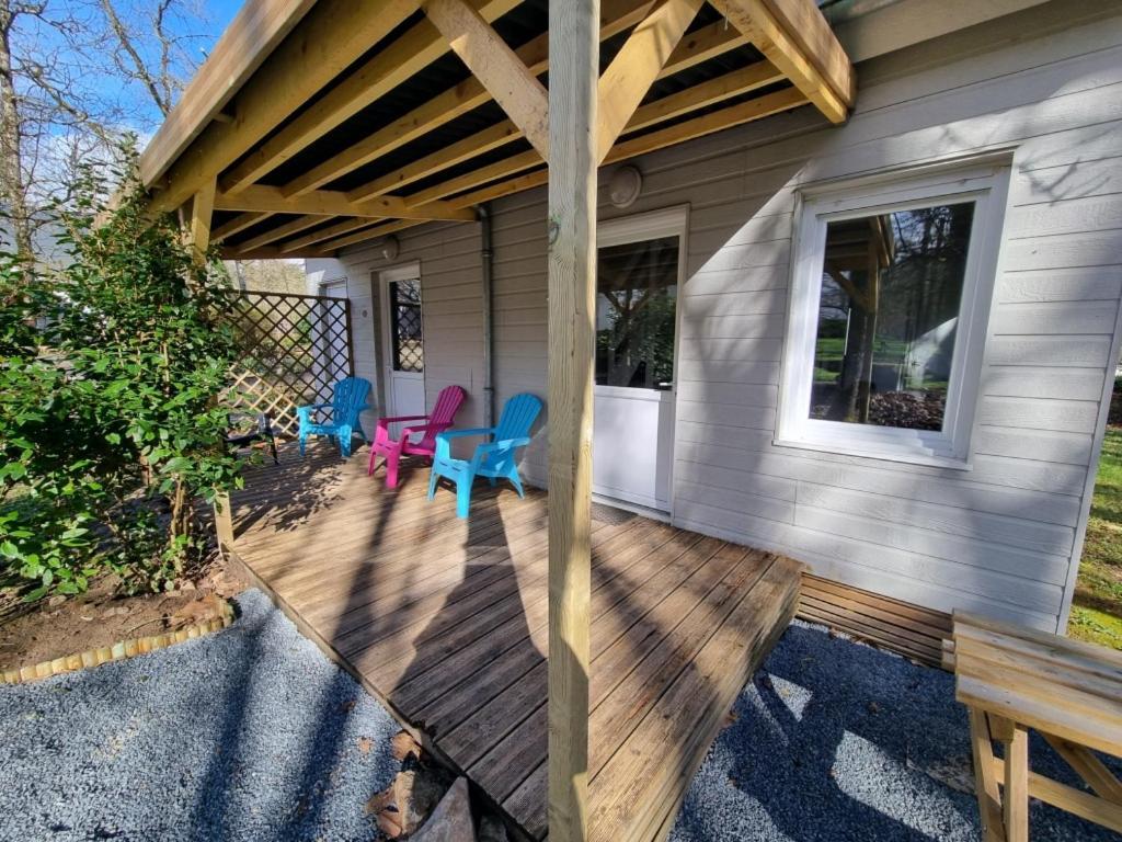Les Chalets De Saumur, Piscine & Parc Boise, 100M Du Cadrenoir Exterior foto